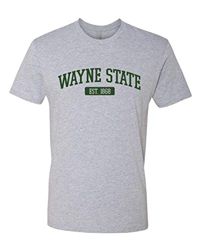 Wayne State EST One Color Exclusive Soft Shirt - Heather Gray