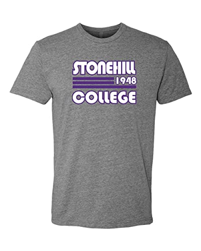 Retro Stonehill College Exclusive Soft Shirt - Dark Heather Gray