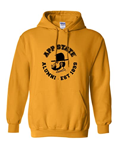 Appalachian State University Alumni Hooded Sweatshirt - Gold