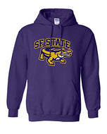 San Francisco State Full Color Gator Hooded Sweatshirt - Purple