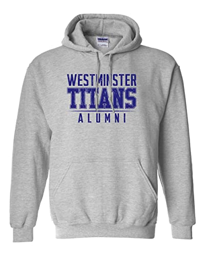 Vintage Westminster Alumni Hooded Sweatshirt - Sport Grey