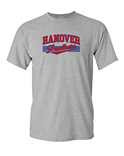 Hanover Panthers Retro Two Color T-Shirt - Sport Grey