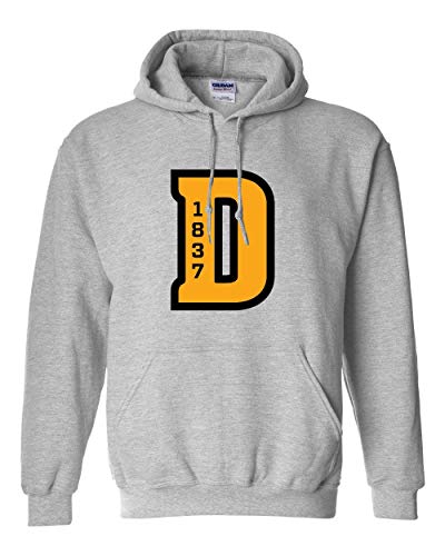 DePauw 1837 Classic D Hooded Sweatshirt - Sport Grey