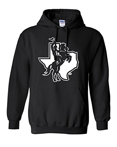 Tarleton Texan Rider Unisex Hooded Sweatshirt - Black