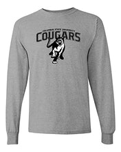 Load image into Gallery viewer, Columbus State University Cougars Grey Long Sleeve T-Shirt - Sport Grey
