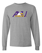 Load image into Gallery viewer, Ashland University AU Mascot Long Sleeve T-Shirt - Sport Grey

