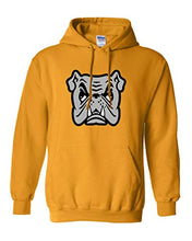 Load image into Gallery viewer, Adrian College Bulldog Logo Hooded Sweatshirt - Gold
