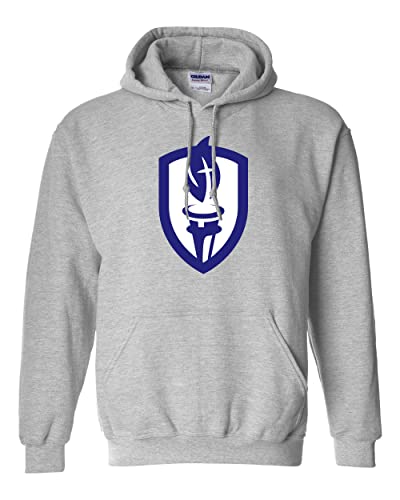 Judson University Torch Hooded Sweatshirt - Sport Grey