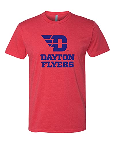 University of Dayton D Dayton Flyers Soft Exclusive T-Shirt - Red
