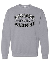 Load image into Gallery viewer, King&#39;s College Monarchs Alumni Crewneck Sweatshirt - Sport Grey
