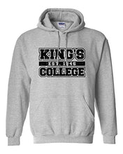 Load image into Gallery viewer, King&#39;s College est 1946 Hooded Sweatshirt - Sport Grey
