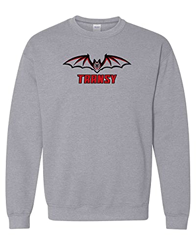 Transylvania Transy Logo Crewneck Sweatshirt - Sport Grey