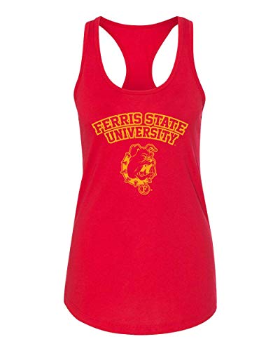 Ferris State University One Color Tank Top - Red