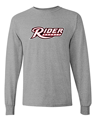 Rider University Broncs Long Sleeve Shirt - Sport Grey
