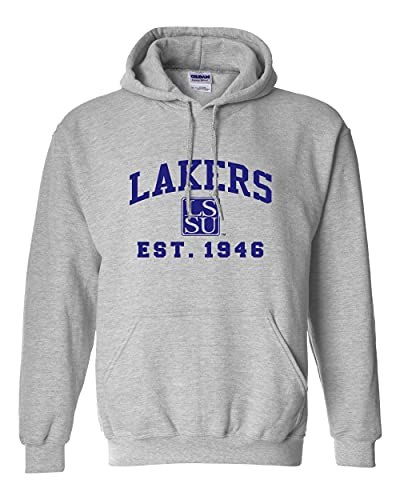 Lake Superior State LSSU Est 1946 Hooded Sweatshirt - Sport Grey