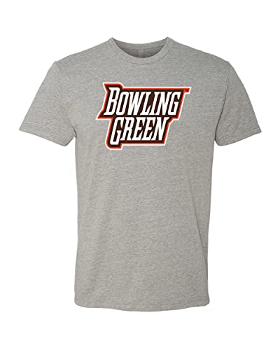 Bowling Green Text Logo Full Color Exclusive Soft Shirt - Dark Heather Gray
