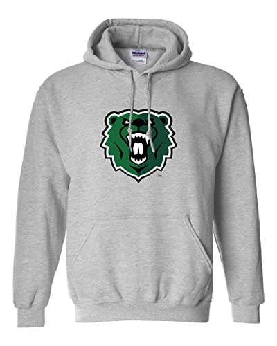 Wisconsin Parkside Bear Head Logo Hooded Sweatshirt - Sport Grey