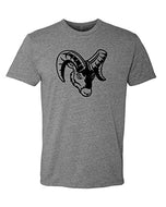 Framingham State University Mascot Head Exclusive Soft Shirt - Dark Heather Gray