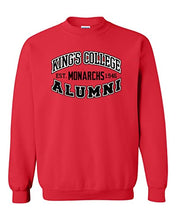 Load image into Gallery viewer, King&#39;s College Monarchs Alumni Crewneck Sweatshirt - Red
