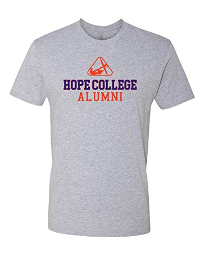 Hope College Alumni Two Color Exclusive Soft Shirt - Heather Gray