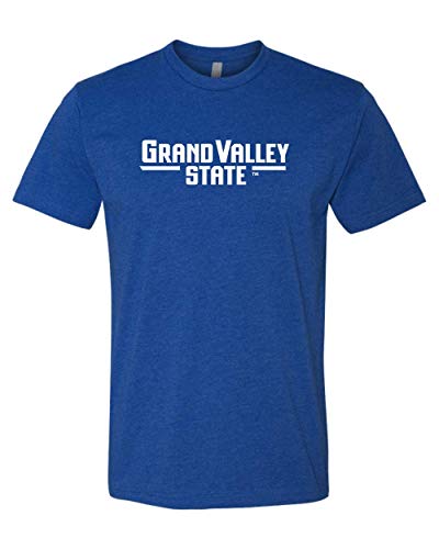 Grand Valley State Text One Color Exclusive Soft Shirt - Royal