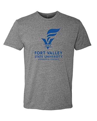Fort Valley State University Soft Exclusive T-Shirt - Dark Heather Gray