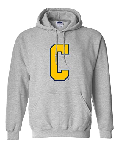 Coppin State University C Hooded Sweatshirt - Sport Grey