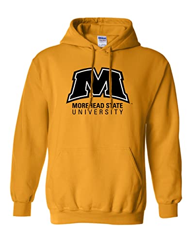 Morehead State University M Hooded Sweatshirt - Gold