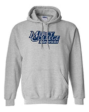 Load image into Gallery viewer, Mercy College Text Hooded Sweatshirt - Sport Grey
