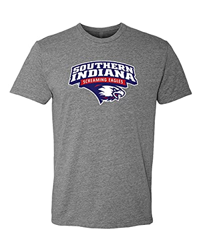 Southern Indiana Screaming Eagles Full Color Exclusive Soft Shirt - Dark Heather Gray