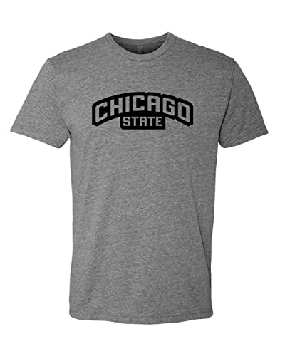 Chicago State University Soft Exclusive T-Shirt - Dark Heather Gray