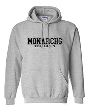 Load image into Gallery viewer, King&#39;s College Monarchs Hooded Sweatshirt - Sport Grey
