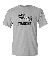 Load image into Gallery viewer, Drexel University Dragon Head Dragons T-Shirt - Sport Grey
