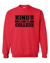 Load image into Gallery viewer, King&#39;s College est 1946 Crewneck Sweatshirt - Red

