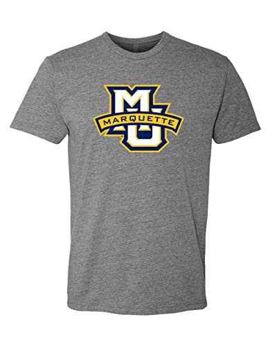 Marquette University Soft Exclusive T-Shirt - Dark Heather Gray