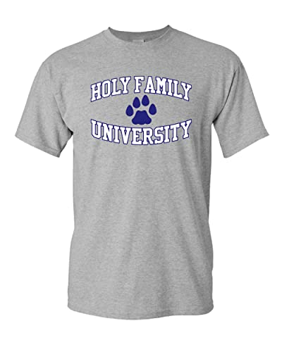 Holy Family University Paw T-Shirt - Sport Grey