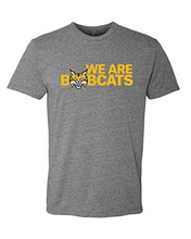Load image into Gallery viewer, Quinnipiac University We are Bobcats Exclusive Soft Shirt - Dark Heather Gray
