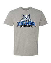 Load image into Gallery viewer, Daemen College Full Logo Soft Exclusive T-Shirt - Dark Heather Gray
