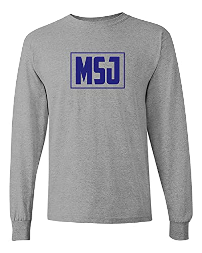 Mount St. Joseph MSJ Block One Color Long Sleeve Shirt - Sport Grey