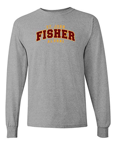 Saint John Fisher College Alumni Long Sleeve Shirt - Sport Grey