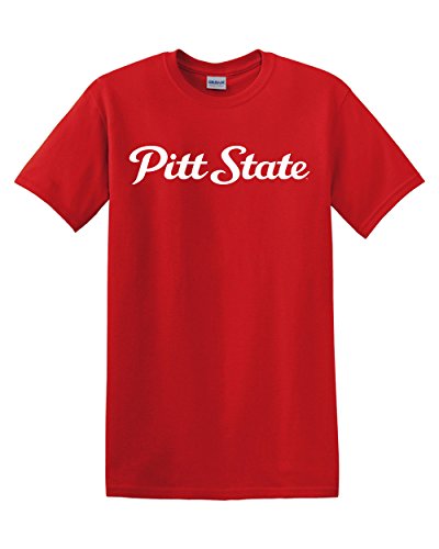 Pitt State Adult Short Sleeve T-Shirt - Red