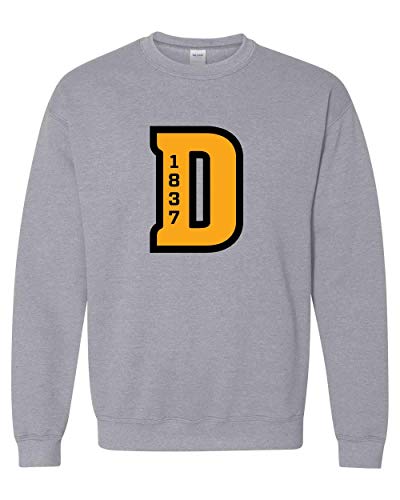 DePauw 1837 Classic D Crewneck Sweatshirt - Sport Grey