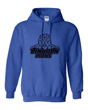 Load image into Gallery viewer, Lincoln University 1 Color Hooded Sweatshirt - Royal
