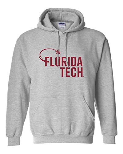 Florida Institute of Technology Grey Hooded Sweatshirt - Sport Grey