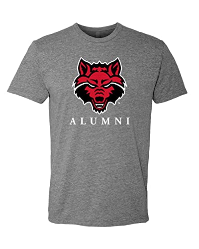 Arkansas State University Alumni Soft Exclusive T-Shirt - Dark Heather Gray