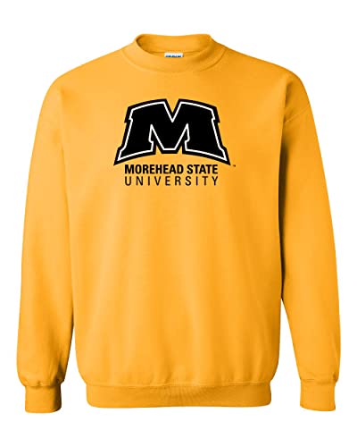 Morehead State University M Crewneck Sweatshirt - Gold