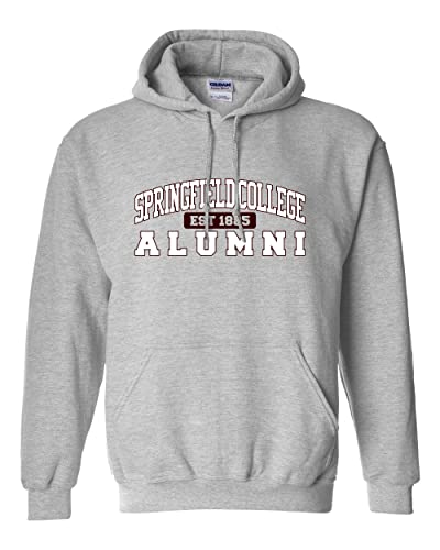 Springfield College Alumni Hooded Sweatshirt - Sport Grey