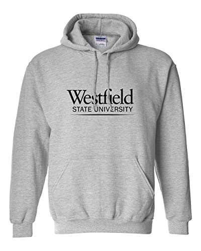 Westfield State University Hooded Sweatshirt - Sport Grey