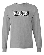Load image into Gallery viewer, Bradley University Kaboom Long Sleeve T-Shirt - Sport Grey
