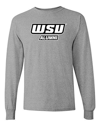 Worcester State University Alumni Long Sleeve Shirt - Sport Grey